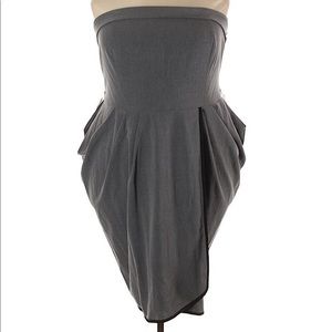 *TORRID* grey strapless dress